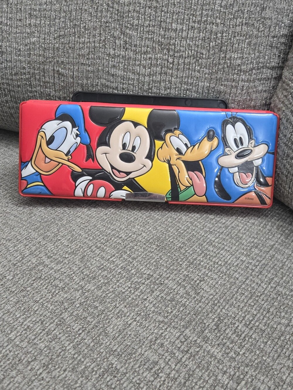 Vintage 1991 Disney FLOMO Mickey & Friends Boombox Pop-Up Pencil Case Sharpener